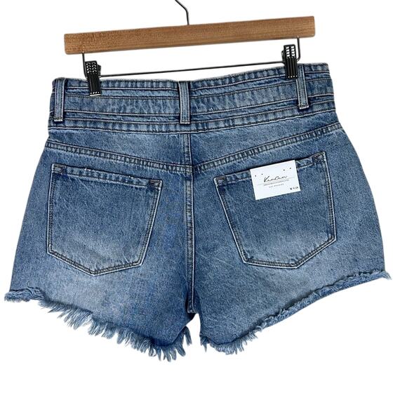 KanCan NWT Tilly High Waisted Denim Shorts - Picture 5 of 7